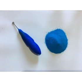 Plastificante fluorescente azul
