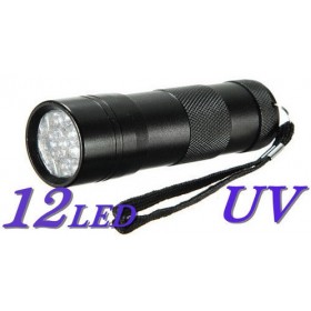 Linterna de luz ultravioleta 12 led